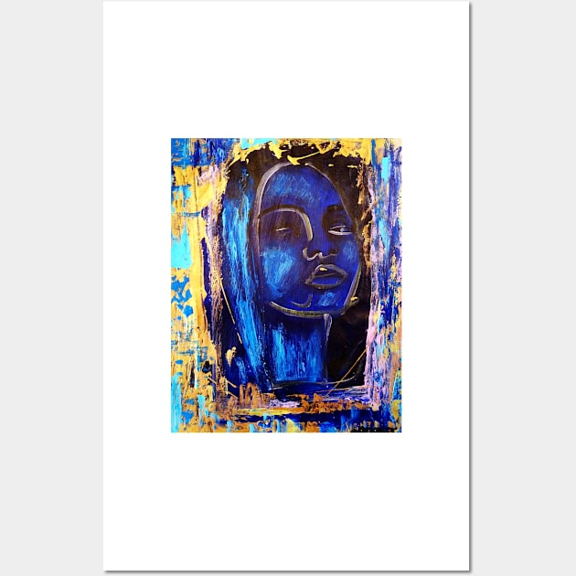 The blue madonna Wall Art by amoxes